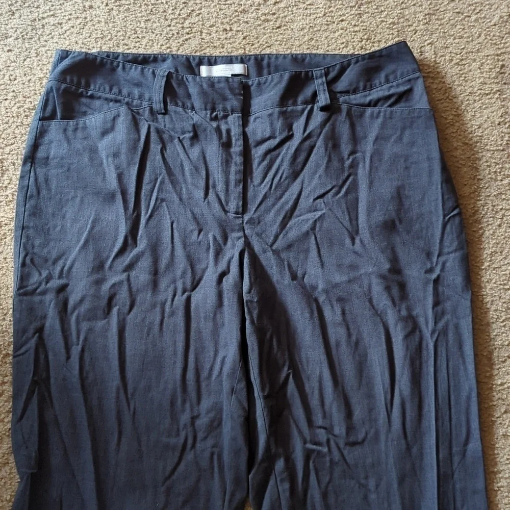 Chico's Gray Bootcut Business Professional Pants Size 14